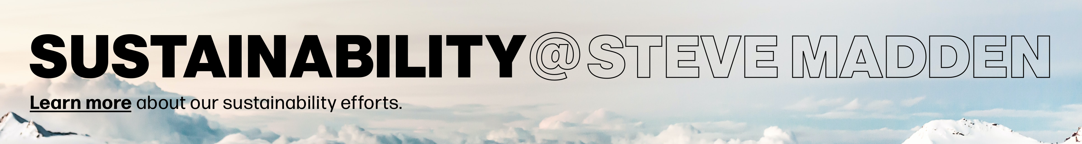 Sustainability at Steve Madden